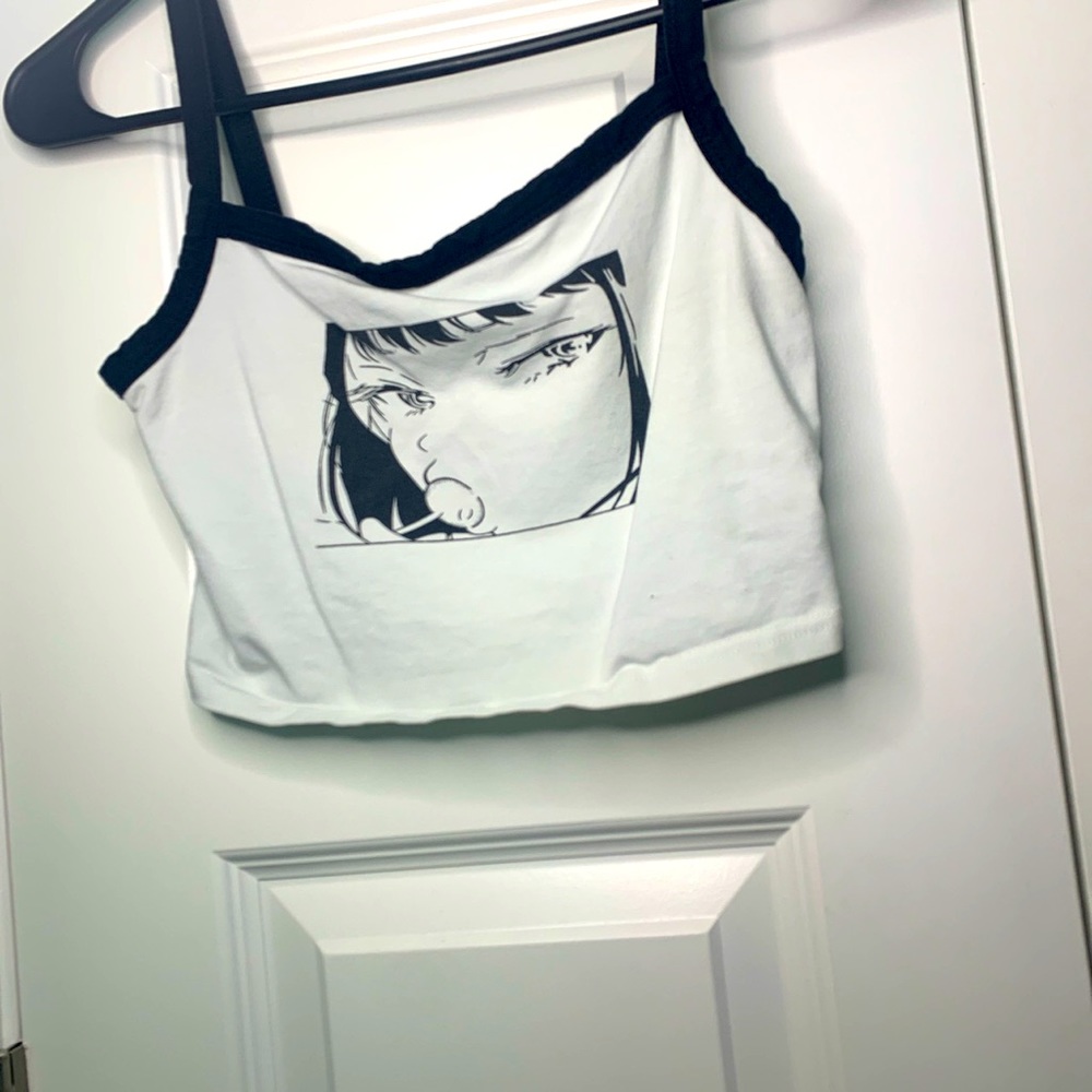 Anime Girl Crop Tank